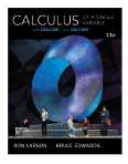 Calculus of a Single Variable AP® Edition