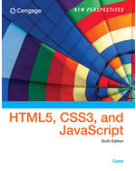 New Perspectives on HTML5, CSS3, and JavaScript – NGL School