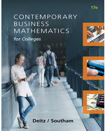 Contemporary Business Mathematics for Colleges