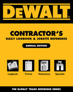DEWALT® Contractor's Daily Logbook & Jobsite Reference