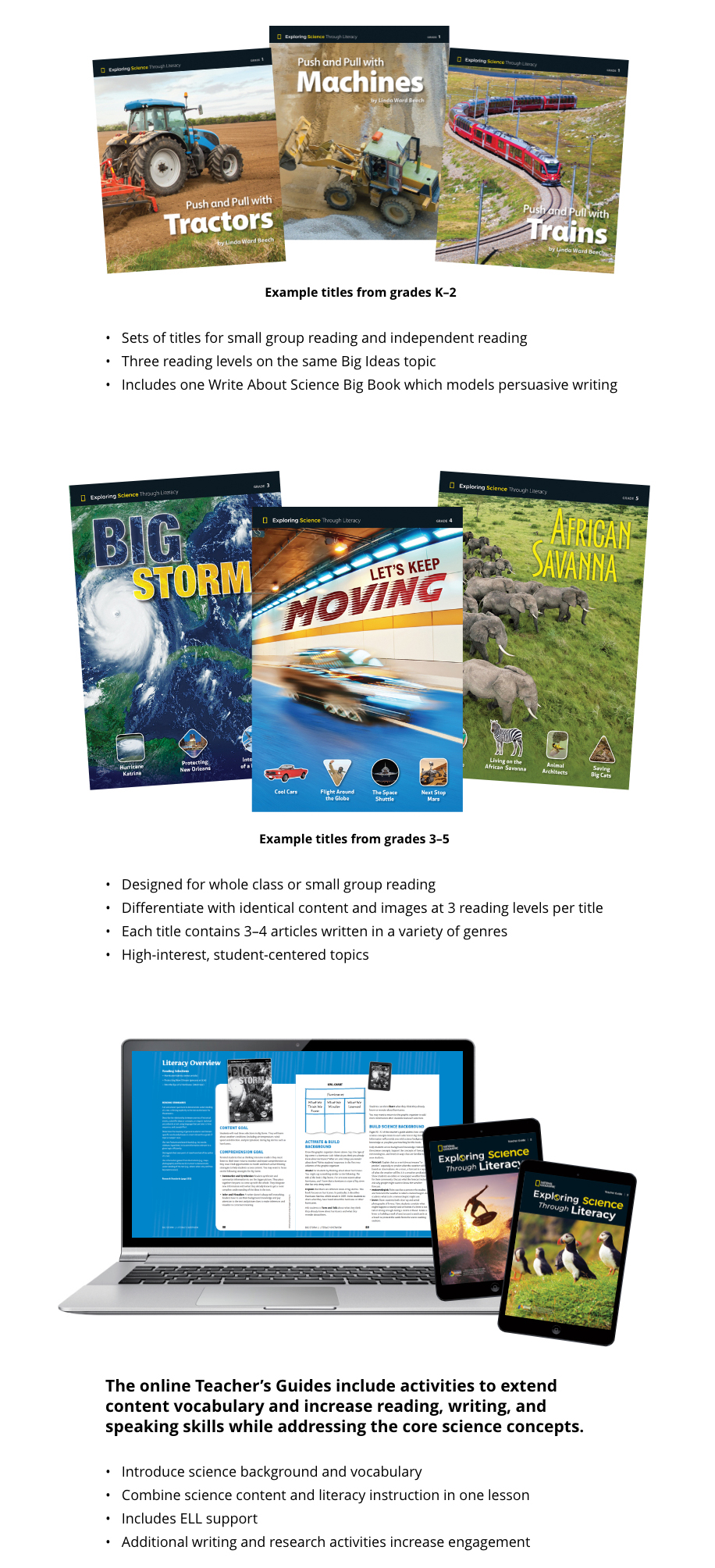 National Geographic Exploring Science Through Literacy ©2019 NGL