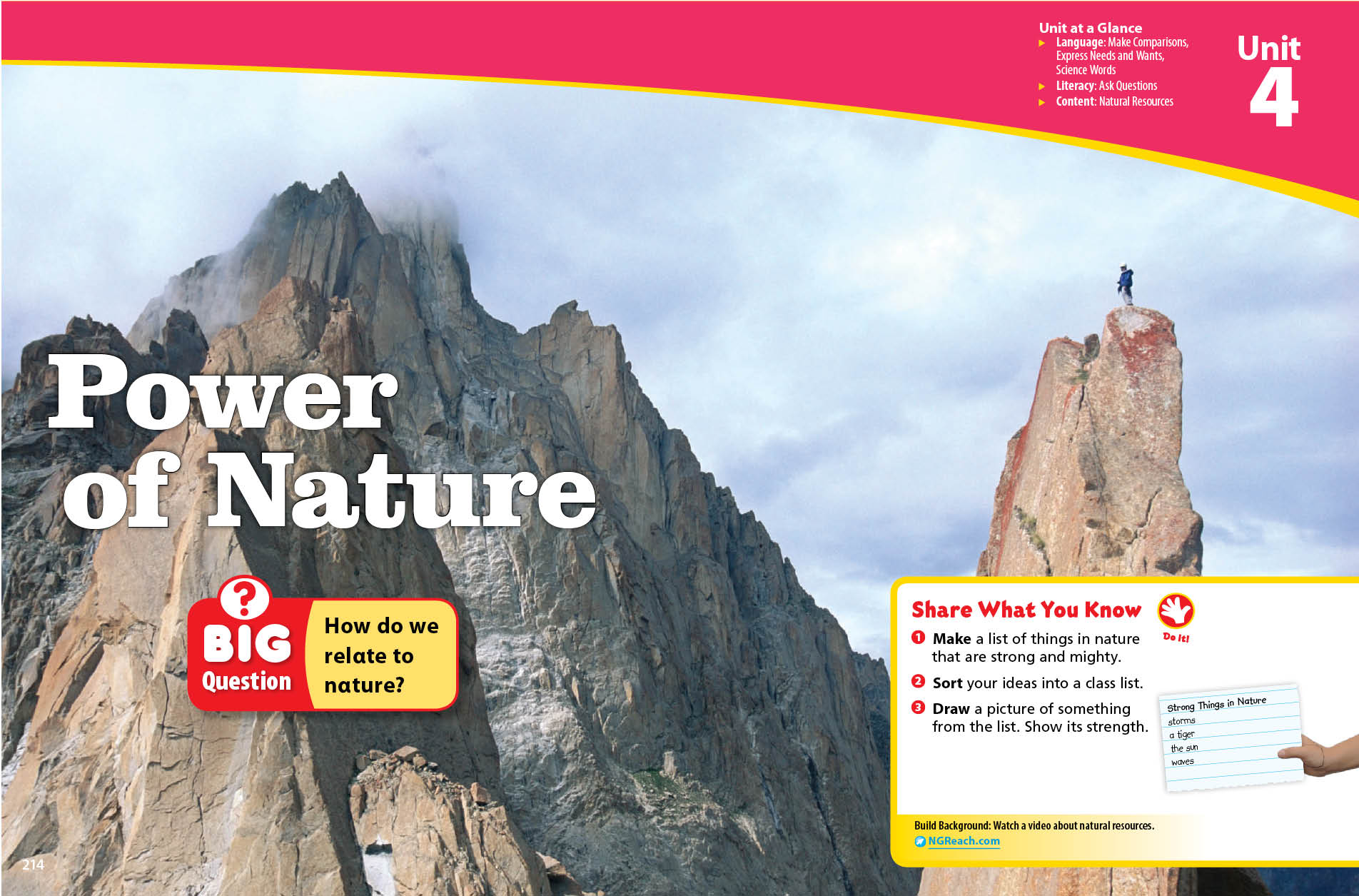 National Geographic Reach – NGL School Catalog – Series PRO0000000005