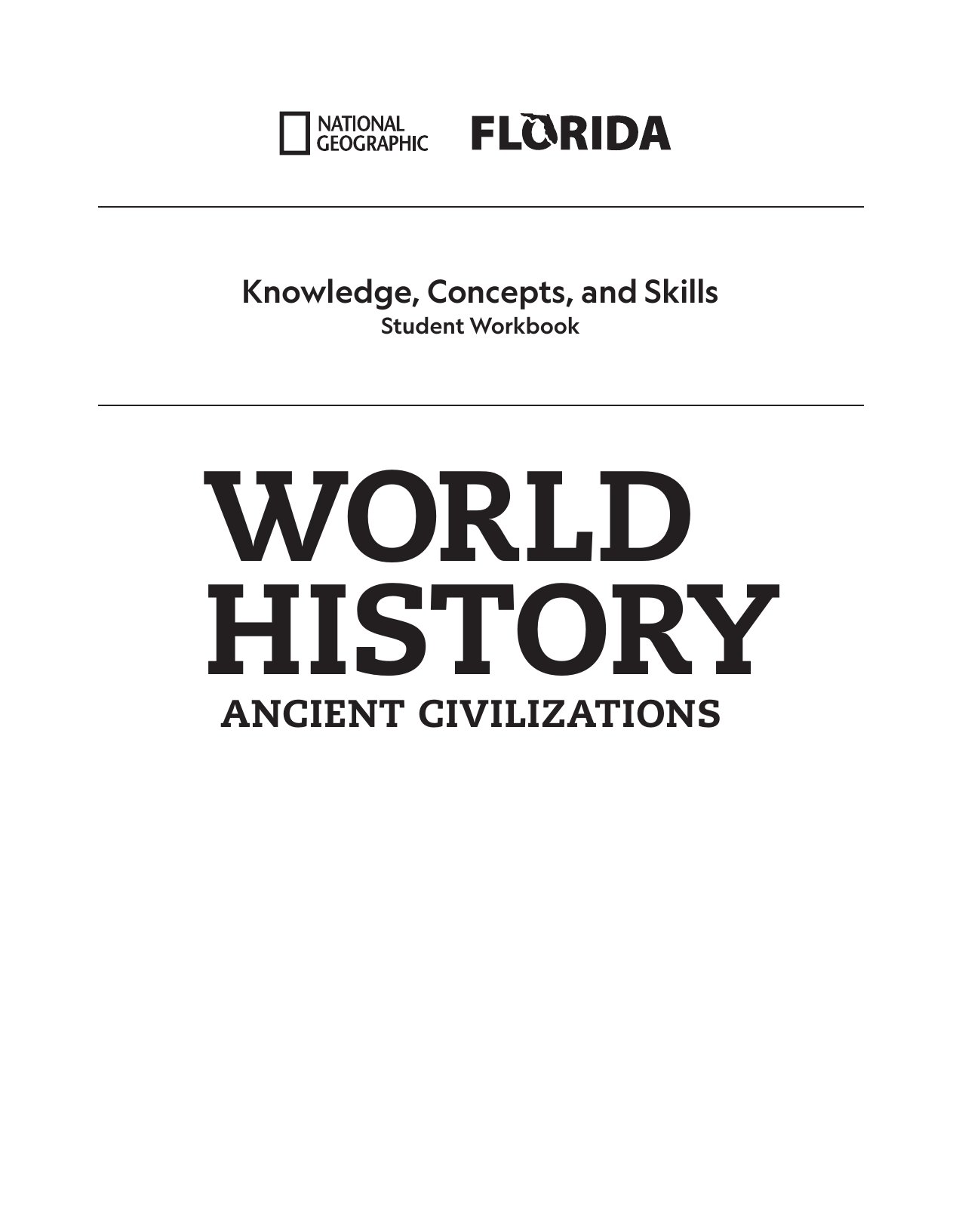 World History Ancient Civilizations Florida Edition Knowledge Concepts ...